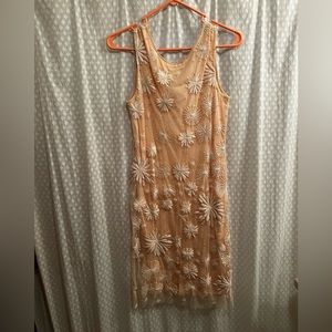 2/$12 Sundance embroidered tank dress